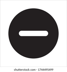 Delete icon. Cross sign in circle - can be used as symbols of wrong, close on white background