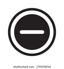 Delete icon. Cross sign in circle - can be used as symbols of wrong, close