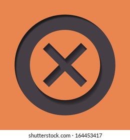 Delete icon | Decline icon | rejected sign