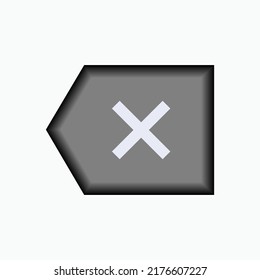 Delete Icon. Erase, Remove Symbol - Vector.