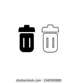 Delete icon. File remove sign
