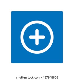 Delete icon, flat design style