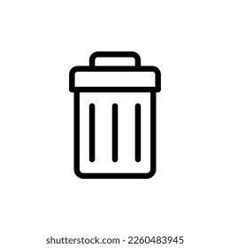 Delete icon isolated on black. Delete symbol suitable for graphic design and websites on a white background. Icon vector