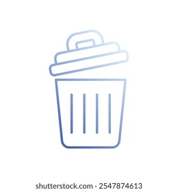 Delete icon isolated on a white background. Vector illustration.