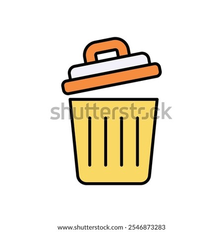 Delete icon isolated on a white background. Vector illustration.