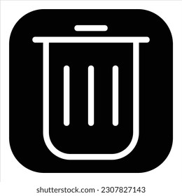 icono de eliminación con vektor aislado y fondo transparente