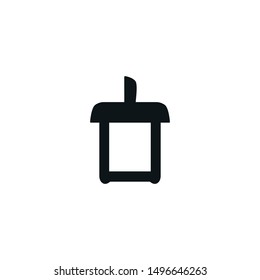 Delete icon. List remove sign