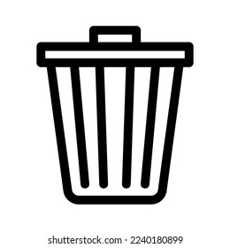 Icono de eliminación o logotipo símbolo de signo aislado ilustración vectorial - iconos vectoriales de estilo negro de alta calidad

