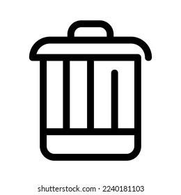 Icono de eliminación o logotipo símbolo de signo aislado ilustración vectorial - iconos vectoriales de estilo negro de alta calidad
