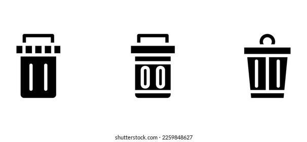 Icono de eliminación o logotipo símbolo de signo aislado ilustración vectorial - iconos vectoriales de estilo negro de alta calidad