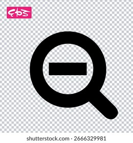Icono del Borrar, ícono menos, ícono de eliminación, archivo de ilustración de ícono de Vector de formato EPS