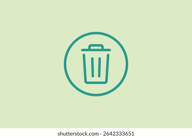 Delete icon. icon related to UI elements. suitable for web site, app, user interfaces,element, printable etc. line icon style. simple vector design editable