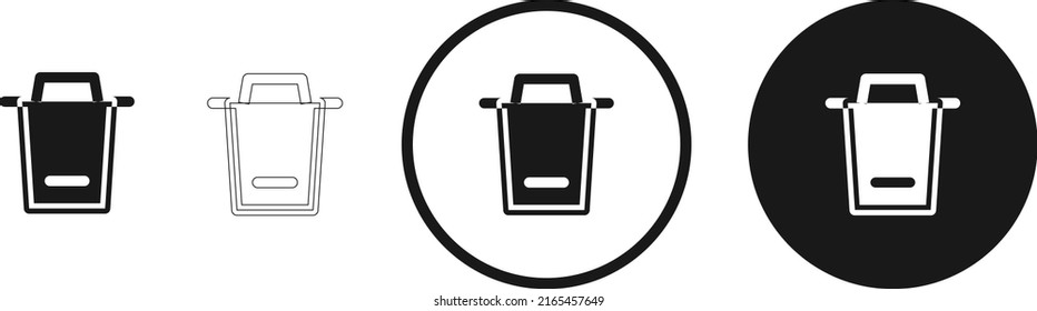 delete icon set. Website set icon vector. for computer and mobile