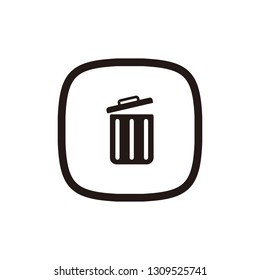 Delete icon sign symbol