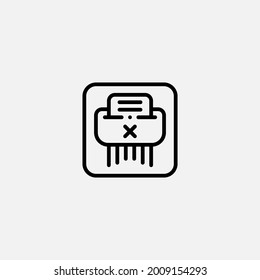 Delete icon sign vector,Symbol, logo illustration for web and mobile
