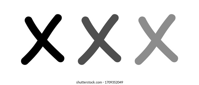 Delete icon stock vector illustration flat design.