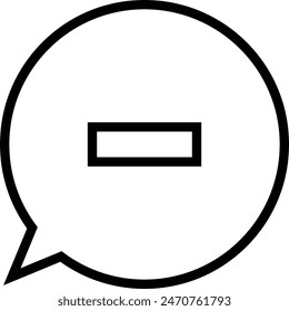 delete icon. Thin linear style design isolated on white background