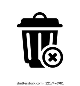 Delete icon. Trendy Delete logo concept on white background from User Interface and Web Navigation collection. Suitable for use on web apps, mobile apps and print media.