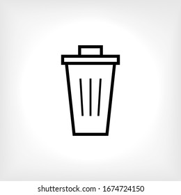 Delete Icon. Universal Interface Element, Erase Sign and Remove Symbol - Vector.