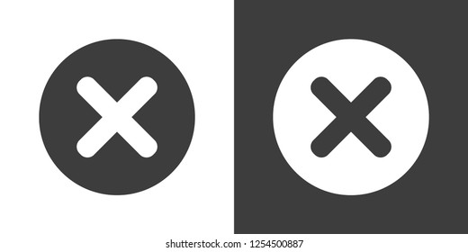 Delete icon vector