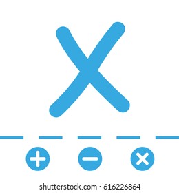 Delete icon vector