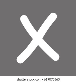 Delete icon vector
