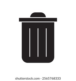Delete icon Vector flat thin line illustration