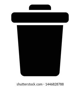 Delete Icon, Vector Illustration,User Interface Glyph