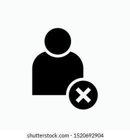 Delete Icon - Vector, Sign and Symbol for Design, Presentation, Website or Apps Elements. 