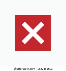Delete Icon - Vector, Sign and Symbol for Design, Presentation, Website or Apps Elements. 