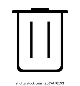 Delete icon vector symbol. vector illustration. Trash bin icon, 