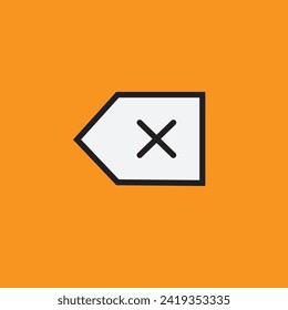 The "Delete Icon" is a visual epitome of removal and digital decluttering. A decisive symbol, often a bold 'X' or trash bin, takes center stage, signaling the action of elimination. Clean lines and a 