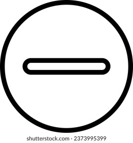 delete line icon illustration vector