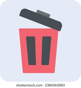 Delete Line Vector Icon Design