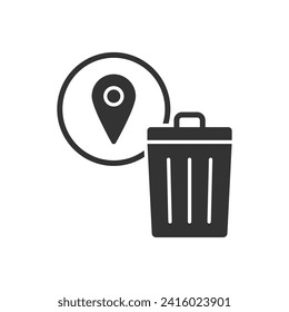 Borrar símbolo del icono de ubicación
