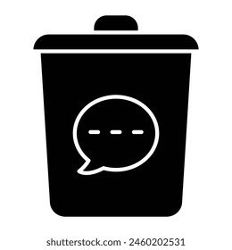 Delete Message Icon Design For Personal And Commercial Use.