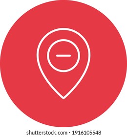 Delete, pin, remove icon vector image. Can also be used for Maps and Location. Suitable for use on web apps, mobile apps and print media.