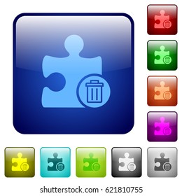 Delete plugin icons in rounded square color glossy button set