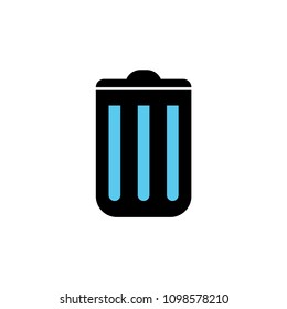 Delete remove bin icon vector sign