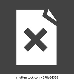 Delete, remove, cancel icon vector image.Can also be used for admin dashboard. Suitable for mobile apps, web apps and print media.