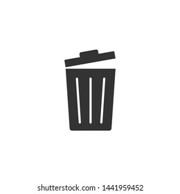 Delete, remove icon. Vector illustration, flat design.