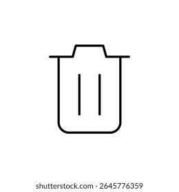 delete, remove, trash, bin, erase icon