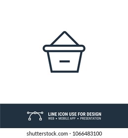 delete shopping basket icon