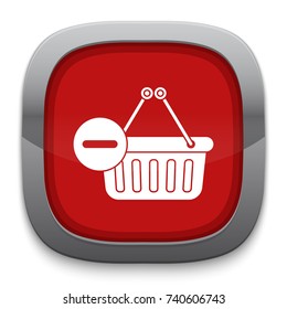delete from shopping basket icon