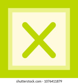 delete sign icon