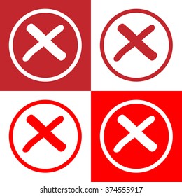 Delete sign Vector EPS10, Great for any use