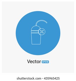 Delete soda drink icon