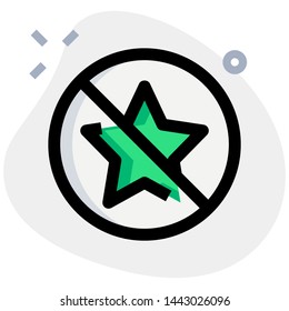 Delete star rating from music feedback website