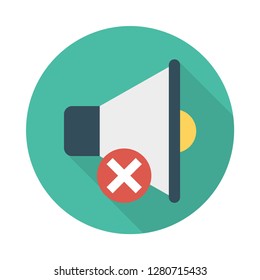 delete  stop  megaphone 