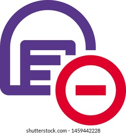 Delete storage warehouse logotype for digital logistics portal
